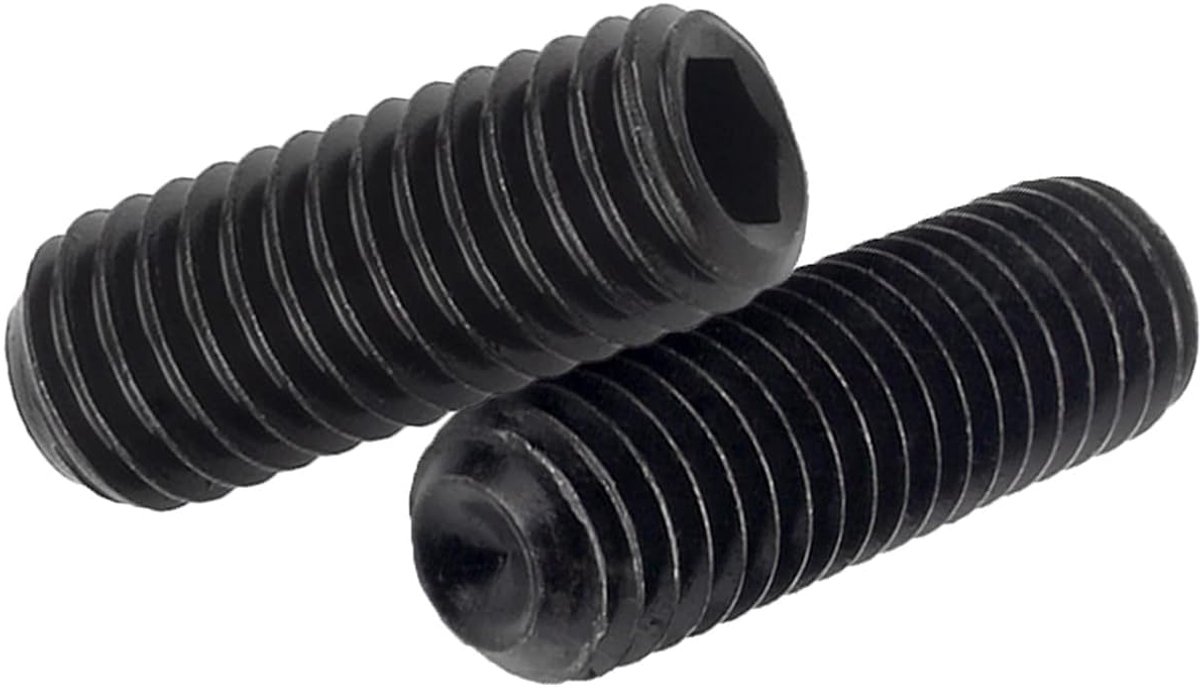 Socket dop Set schroeven Niveau 12.9 Gelegeerd staal Cup Punt Zonder hoofd Grub Schroef Allen Knoppen M10 x 20mm 10 Pcs