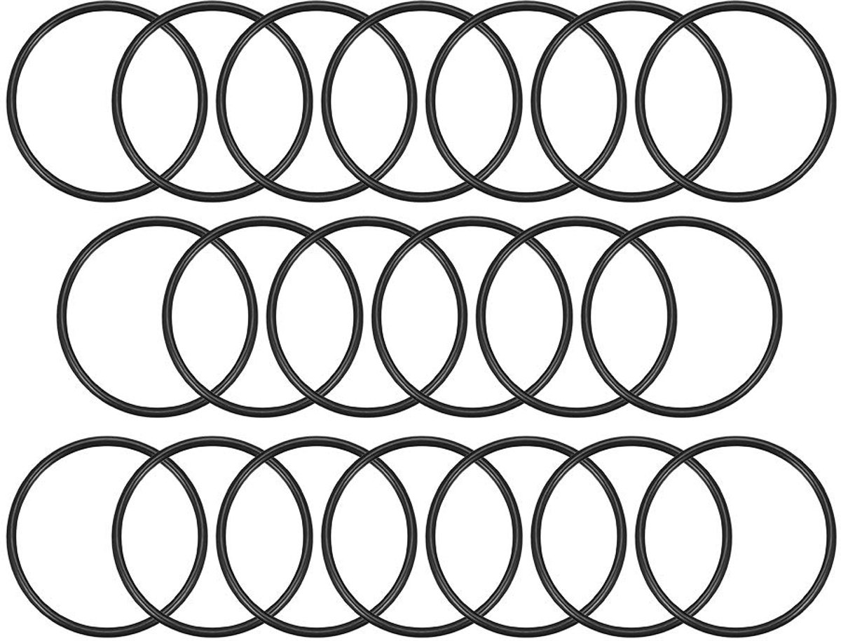 Sourcing map 10 stuks 43,2 mm binnendiameter 48 mm OD 2,4 mm breedte ronde zegel afdichting de
