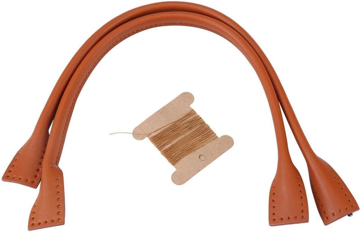 handgrepen, lederen tasriemen voor doe-het-zelfaccessoires met draad, zwart, bruin optioneel (bruin)