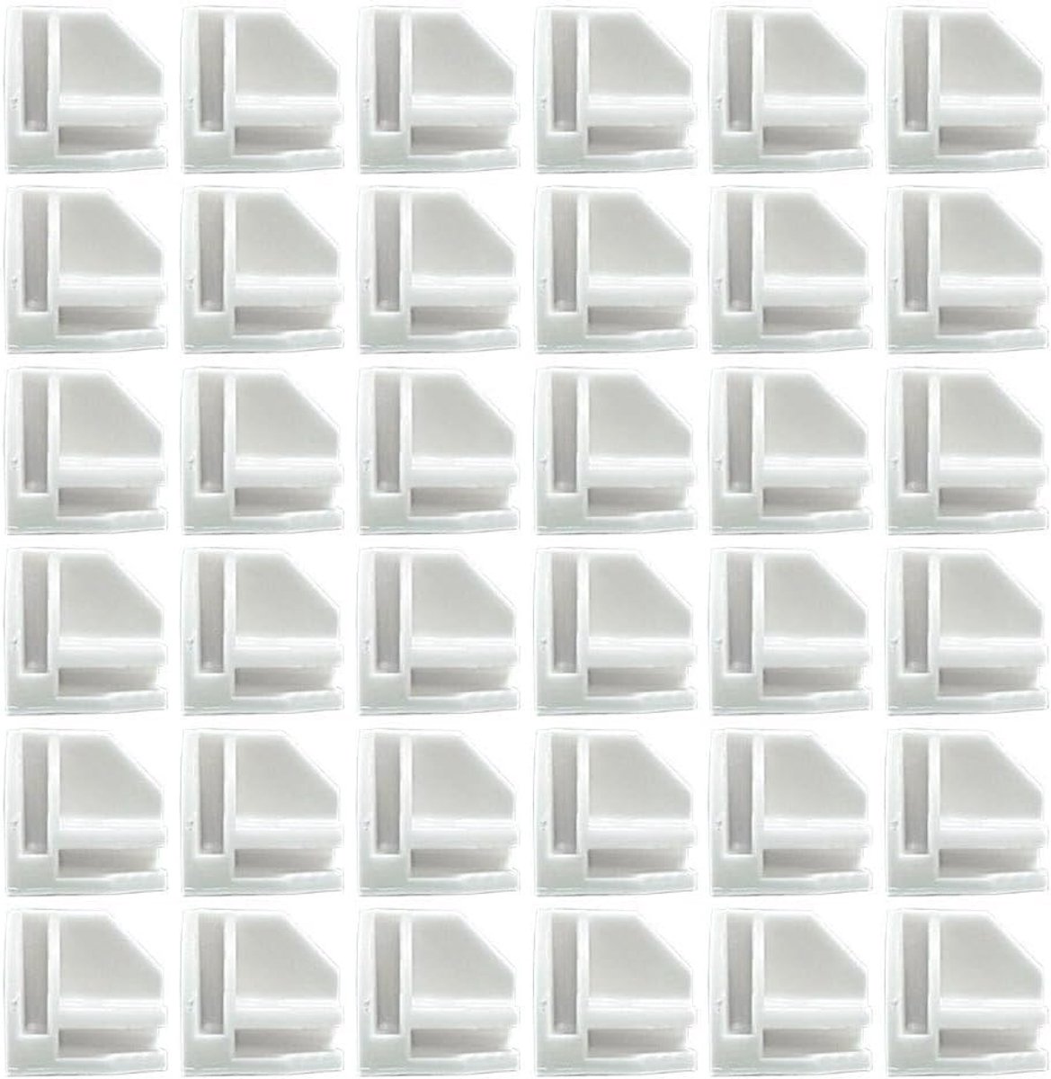 50 stuks kubusverbinders, kunststof moduleverbinders voor draadrekken en opbergkubussen, flexibele hoekverbinders, eenvoudige montage, duurzaam, voor modulaire organizers