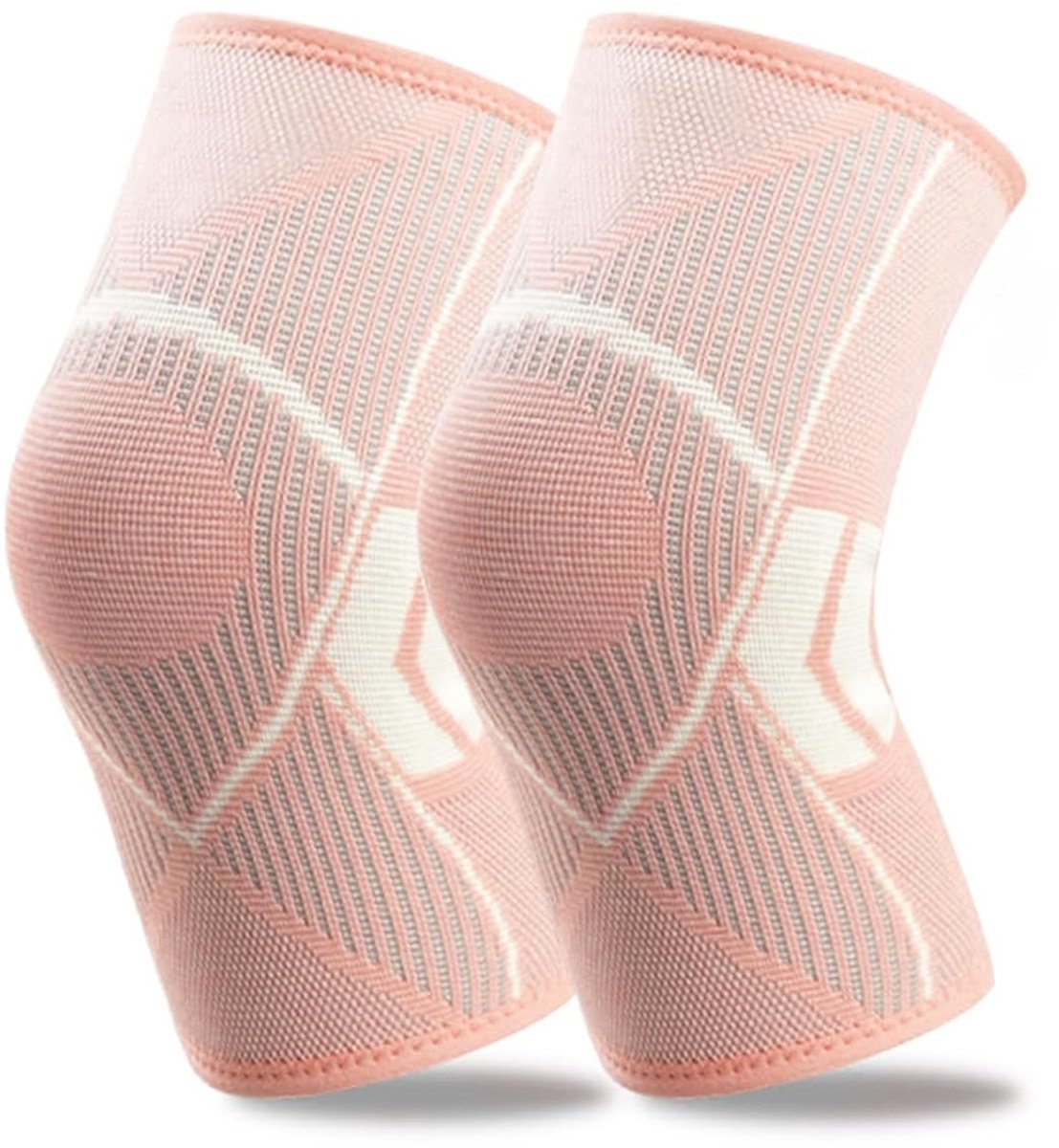 Kniebrace, 2-Pack Compressie Kniesteunhoes Voor Mannen En Vrouwen, Ademende Brace, Kniebandage Voor Arthritis, ACL, Gewrichtspijn, Kniepijn, Meniscus, Hardlopen, Volleybal En basketbal