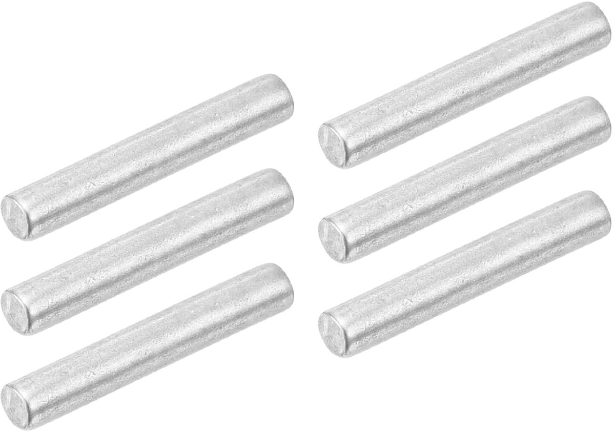 50 stuks 2 mm x 12 mm stiftbout 304 roestvrij staal planksteunen bevestigingselementen assortiment zilver