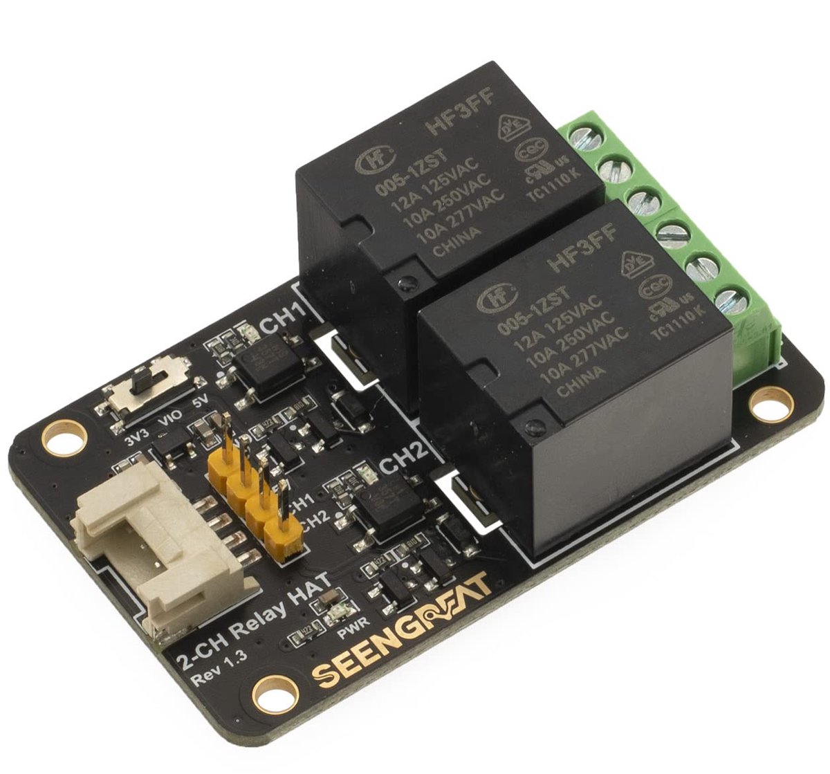 2 Channel Relay Module Relay Expansion Board for Raspberry Pi Zero/Zero W/Zero WH/2B/3B/3B +/4B STM32 Ardui - ShopVlot