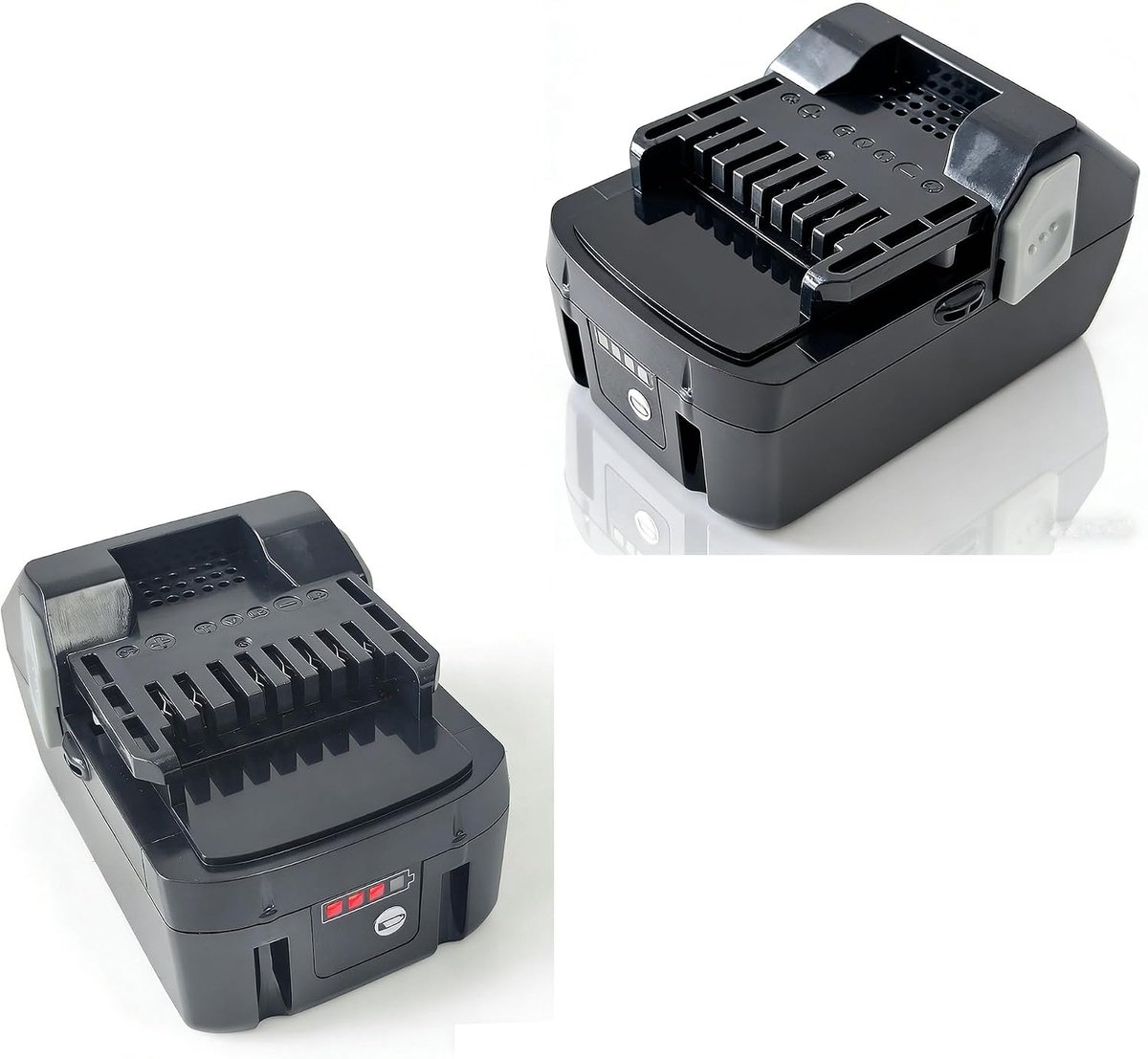 2 x vervangende batterij 5000mAh Li-Ion 18V BSL1815 BSL1830 BSL1840 330067 330068 330139 BSL1850, compatibel met - ShopVlot