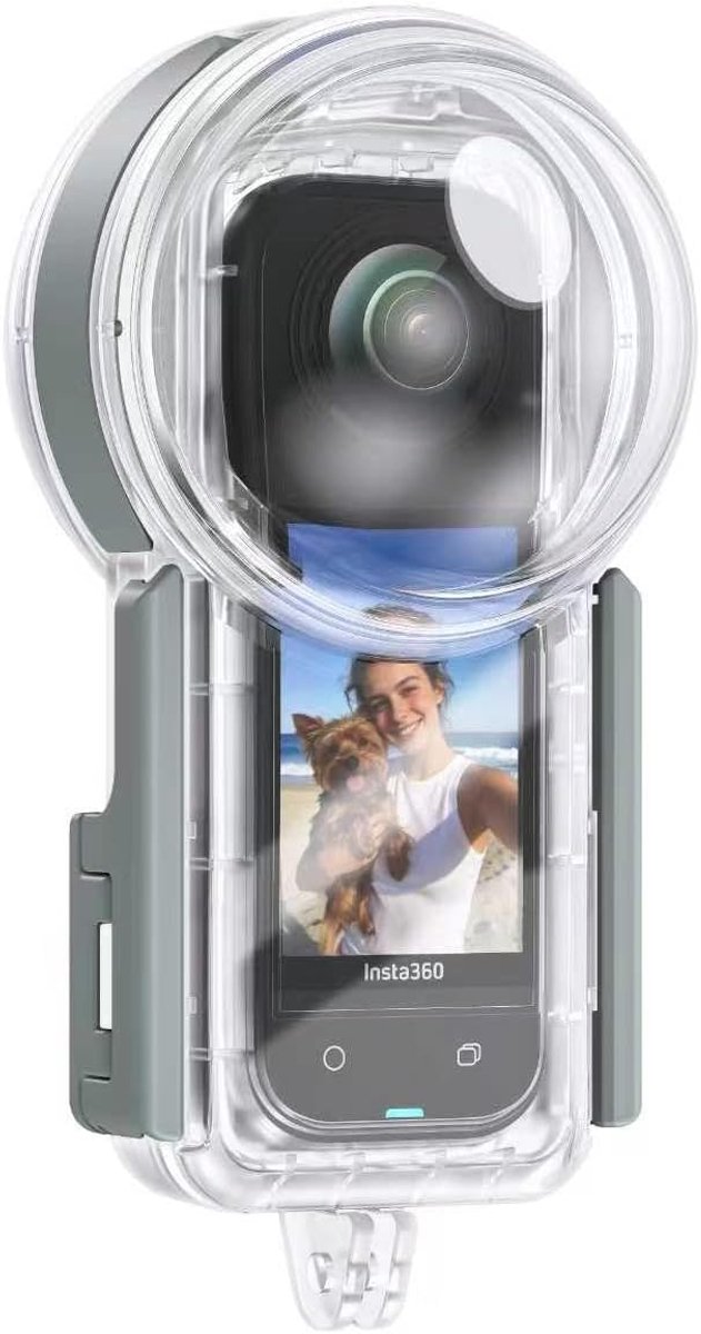 Waterproof Cover, Compatible with Insta 360 X5, 164 ft Underwater Case with PC Material, Panorama Connections, AR - ShopVlot