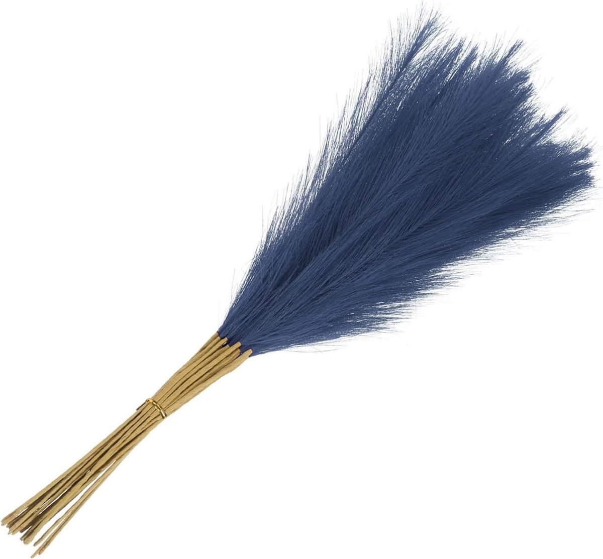 Nep Pampas Gras - Kunstgras Decoratie - Woonkamer Decoratie - Zacht En Pluizig - 20 stuks 55cm - Blauw