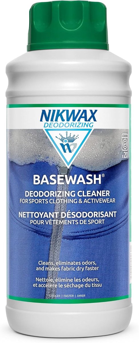 Wasmiddel voor actieve kleding - Basisreiniger - Ondersteunt synthetische materialen - Verwijdert geuren - SnelShoppen