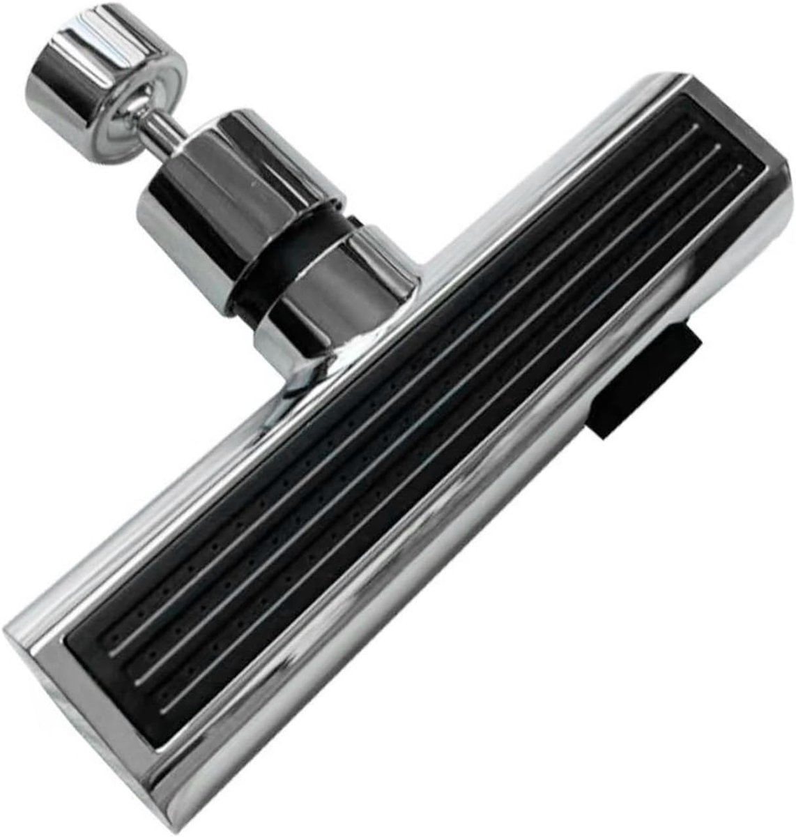 waterval-keukenkraan, keukenkraan, watervaluitloop, universele zwenkfunctie, verlenguitloop, universele aansluiting, 360° rotatie, multifunctionele hogedruk-keukenkraan (zilver)