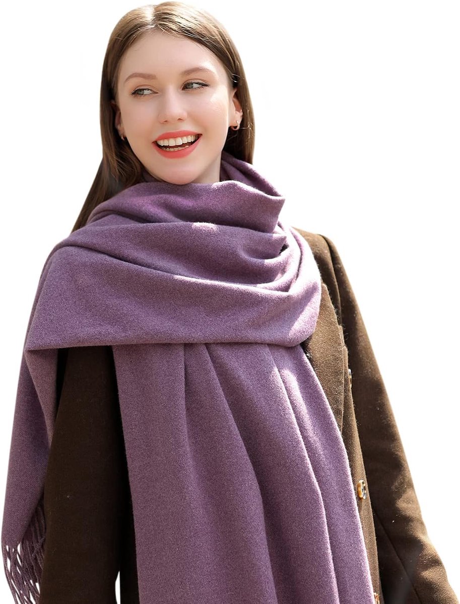 Dames Winter Sjaal warme en zachte XXL 200 x 70 cm