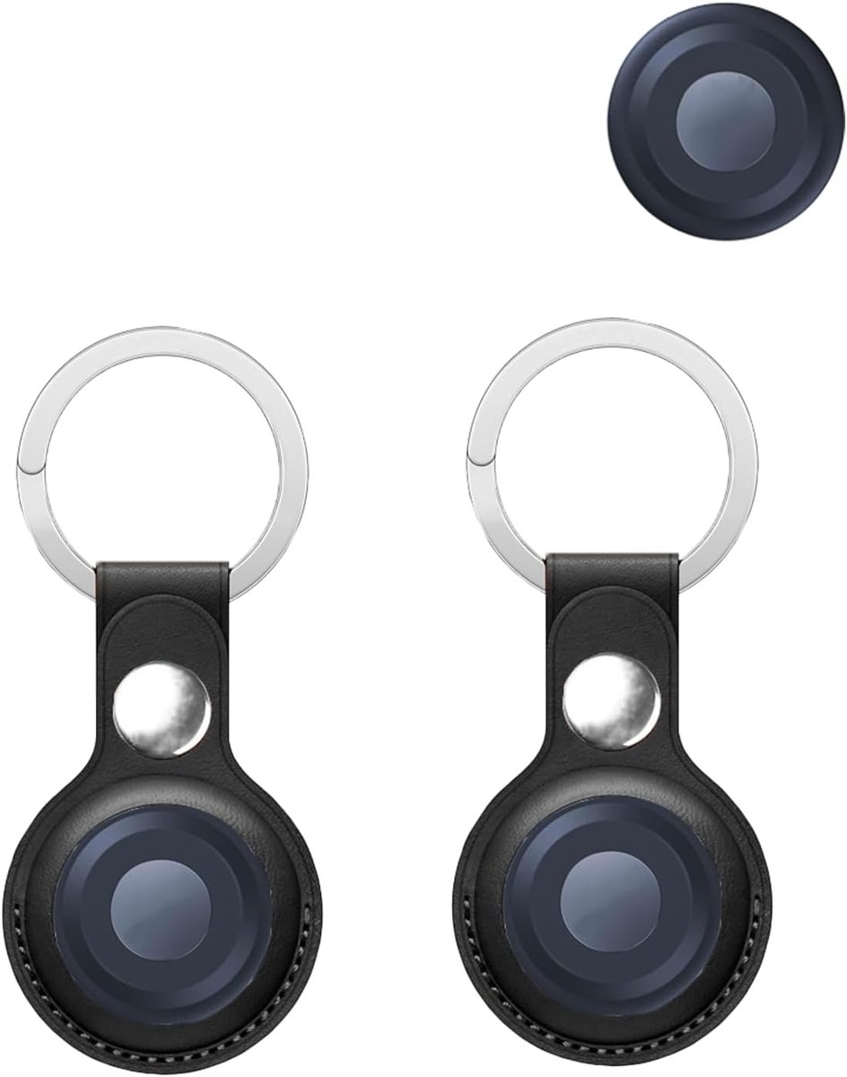 2 stuks beschermhoes voor Motorola Moto Tag Smart Anti-verliestracker, siliconen sleutelhanger, duurzame en stijlvolle afdekking, waterdicht, anti-val, zwart