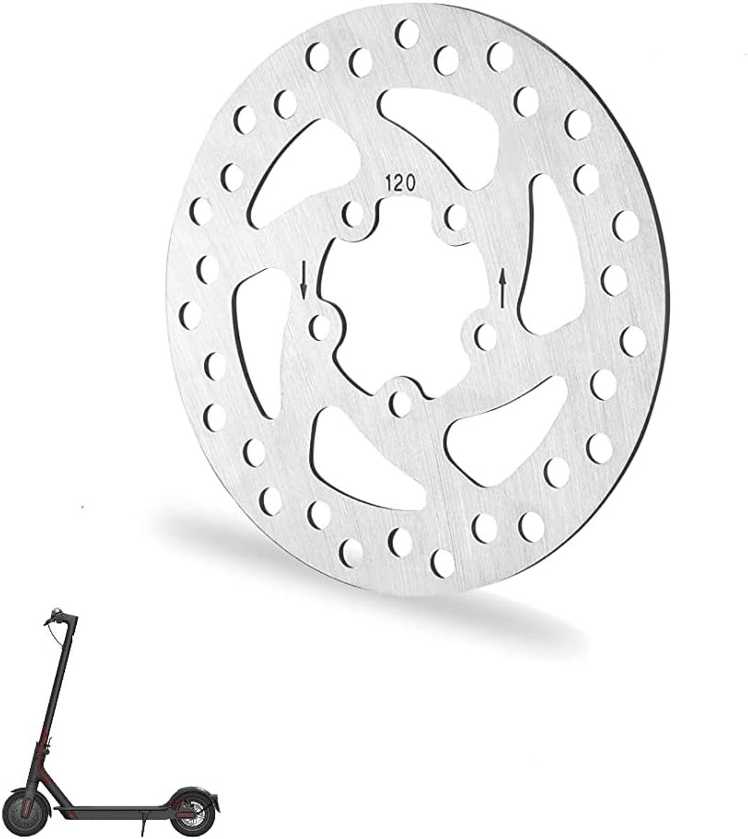 remschijf voor Xiaomi M365Pro en Pro 2 accessoires 120 mm voor het achterwiel van de scooter.