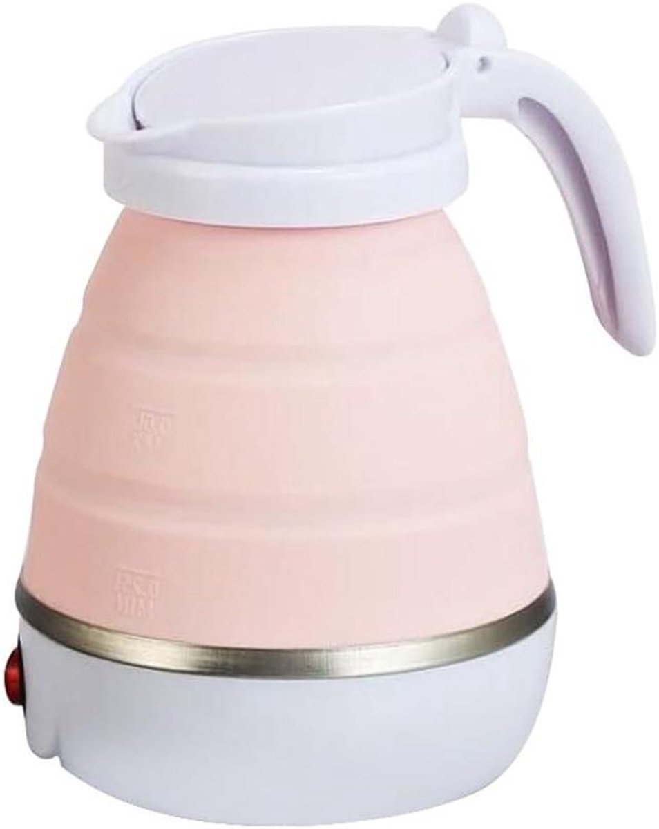 Elektrisch Waterkokertje - Reis Waterkoker - Water Koken - Opvouwbaar Ontwerp - 600 W - Wit