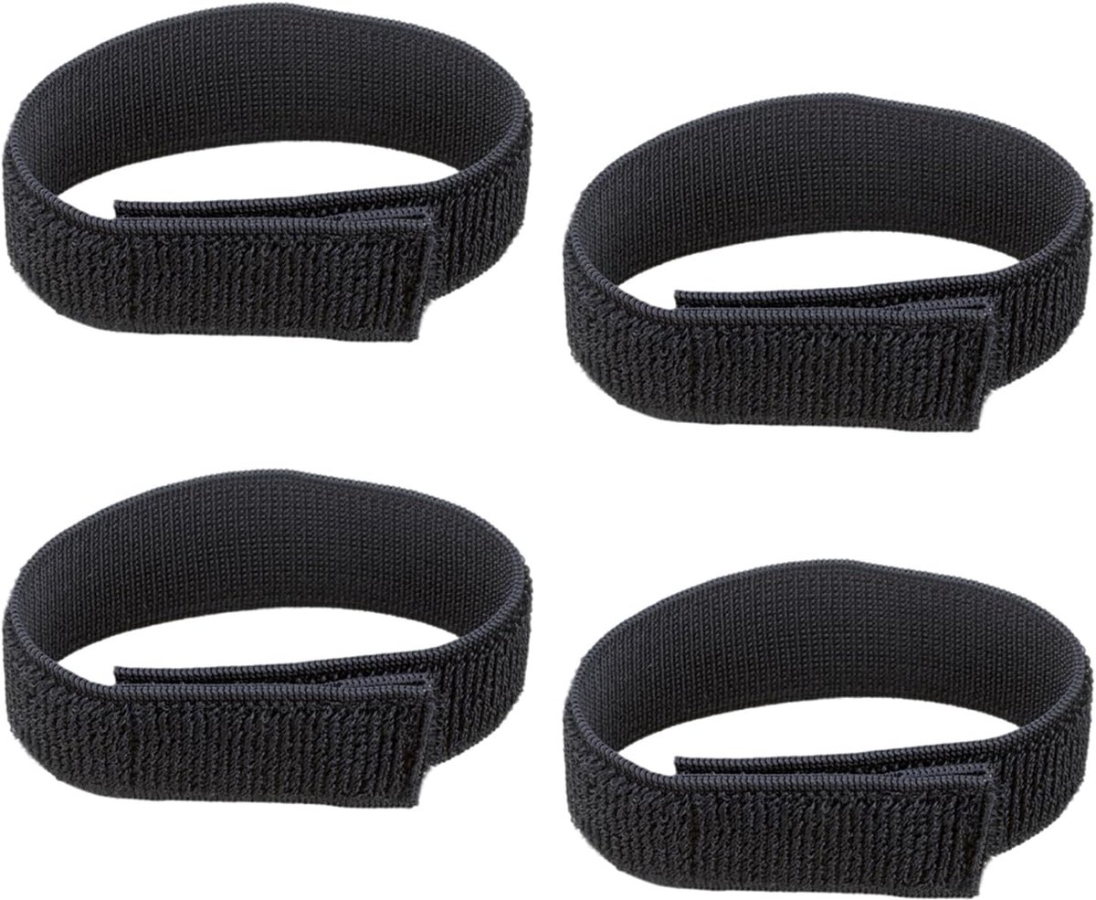 Fiets Klemmen 2 Pairs - Zwart - Voor Hiking en Camping - Stevige bevestiging - ShopVlot