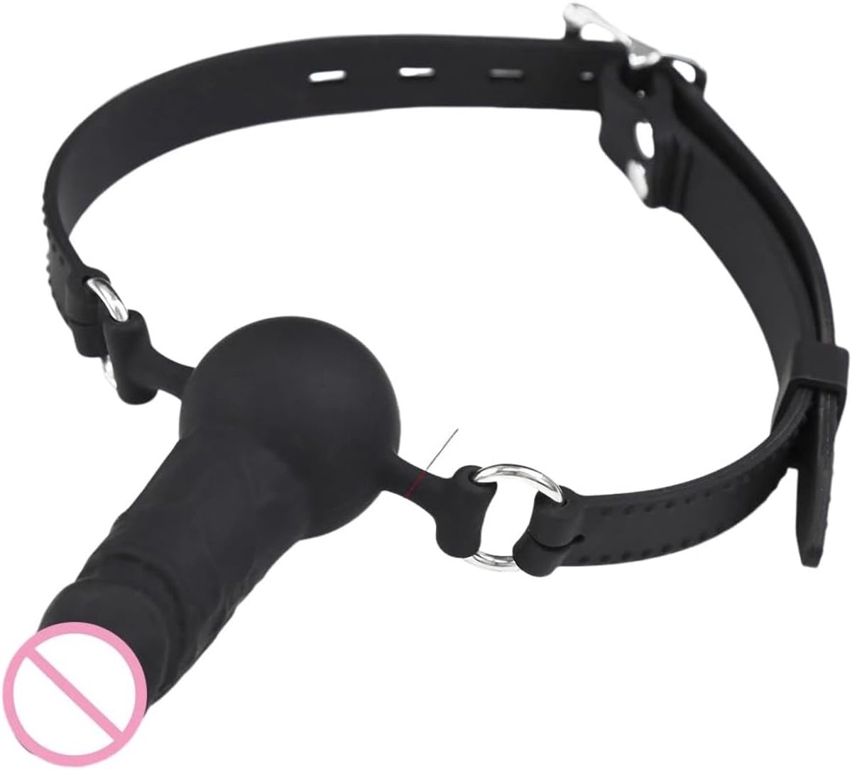 Gag strapon - BDSM gag - Comfortabel design - Ideaal voor avontuurlijke koppels - SnelShoppen