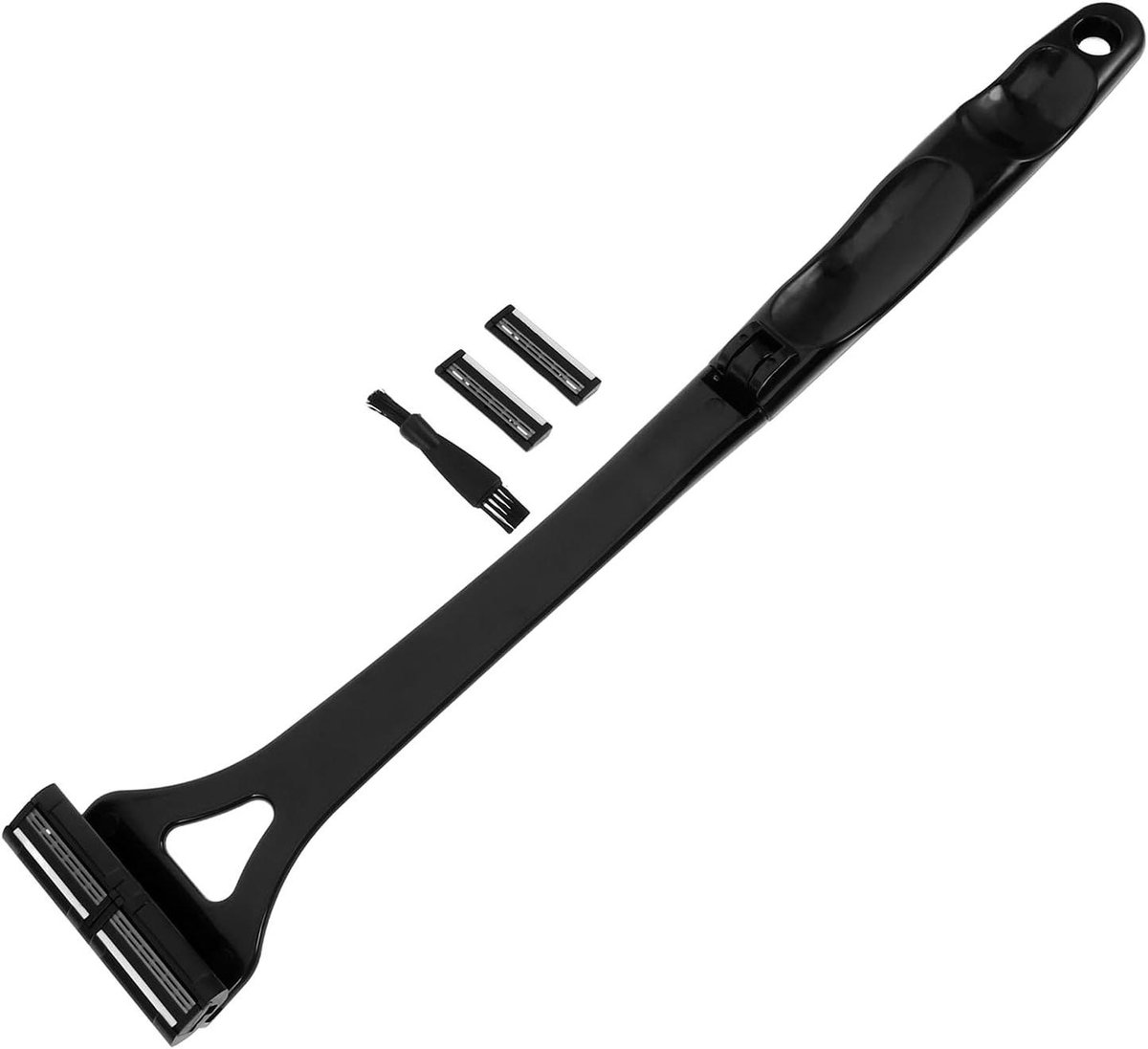Rugscheerapparaat Mannen - Lichaamstrimmer Ontharen - Zelf Verzorgen - Waterdichte Handgreep - 45 cm Lengte - Zwart