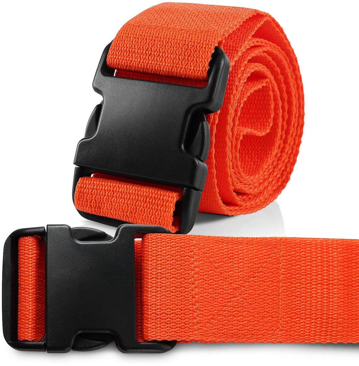 Bevestigingsbanden - Fixatiebanden Oranje - Vervoer Stabiliseren - Snelle Bevestiging - 2 inch breed - Oranje