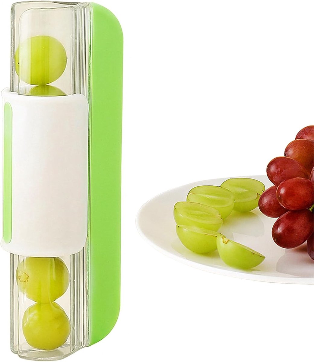 Fruit Cutter - Multifunctionele Groente- en Fruit Snijder - RVS Mes - Veilig en Precies Snijden - ShopVlot