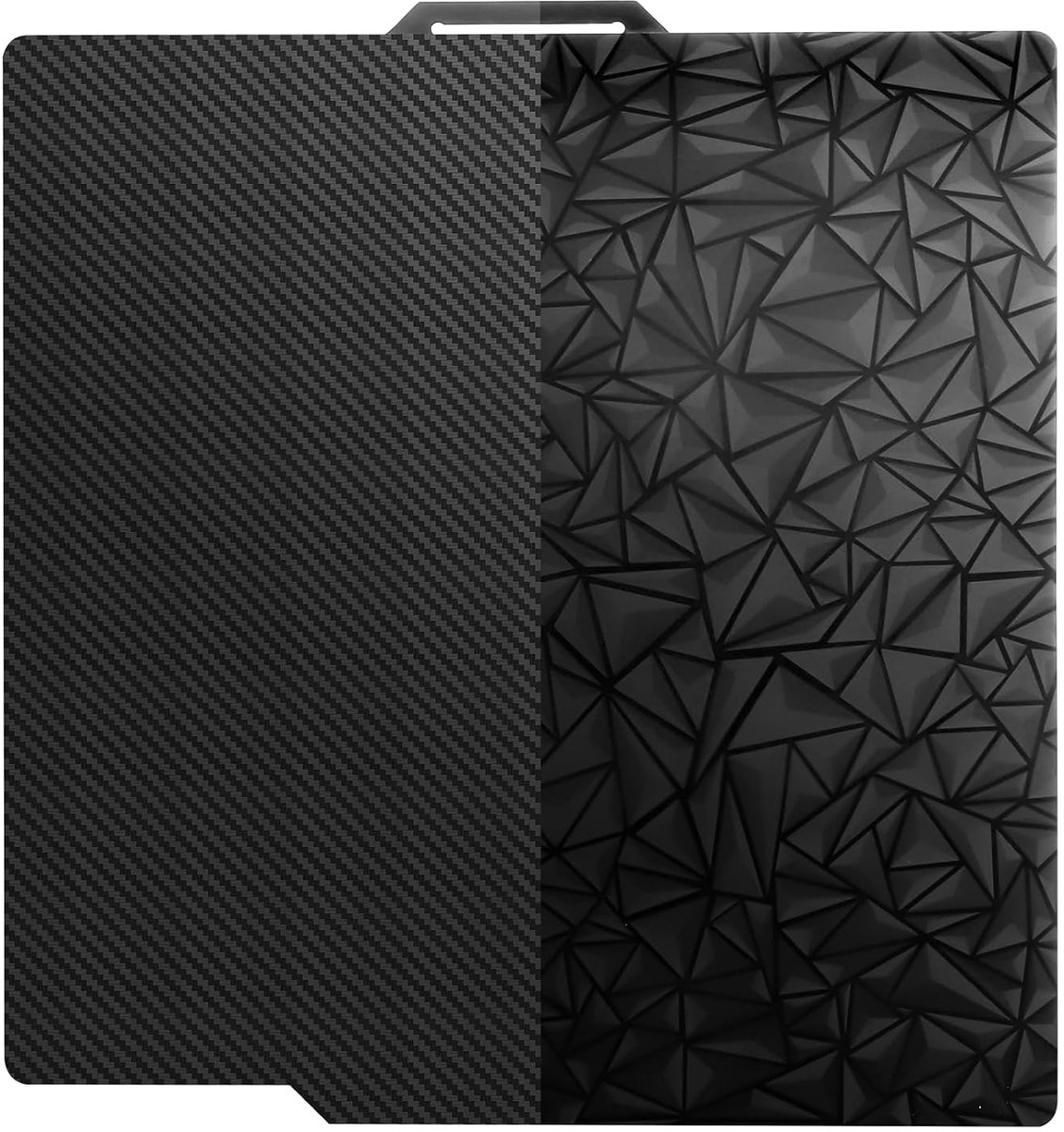 PEO+PET Printing Plate for Bambulab P1S/A1/X1C/P1P/X, Double-Sided Textured, 257 x 257 mm, Smooth Magnetic Spring - SnelShoppen