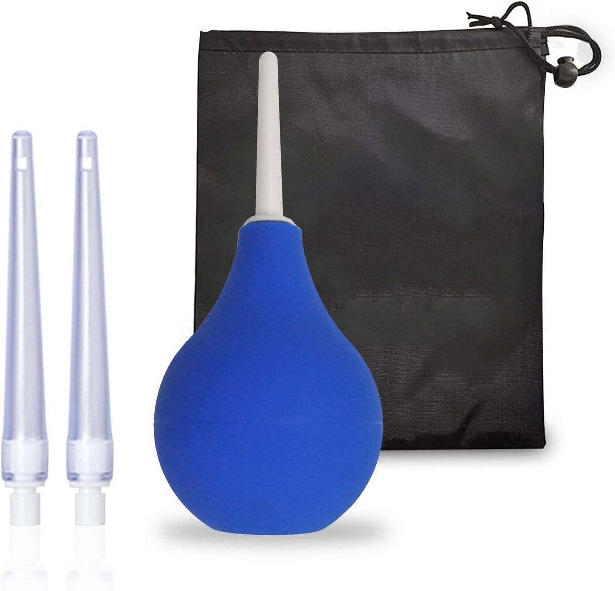 Enema set 160 ml - silicone verstelbare douchekop - ergonomisch en comfortabel - ideaal voor darmreiniging - ShopVlot
