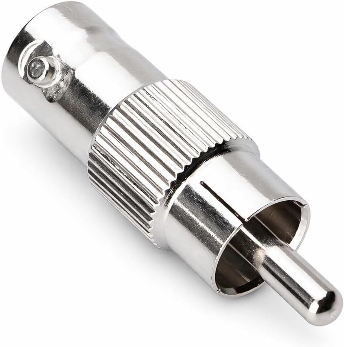 BNC naar RCA Adapter - BNC vrouwelijke aansluiting naar RCA mannelijke plug - stabiele signaaloverdracht - ShopVlot