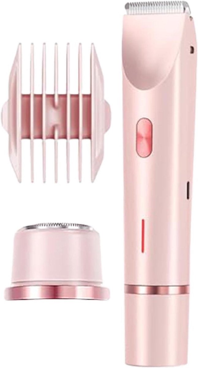 Reisscheerapparaat Dames - Draadloos Ontharingsapparaat - Snelle Verzorging - Waterdicht Ontwerp - Compact Formaat - Roze