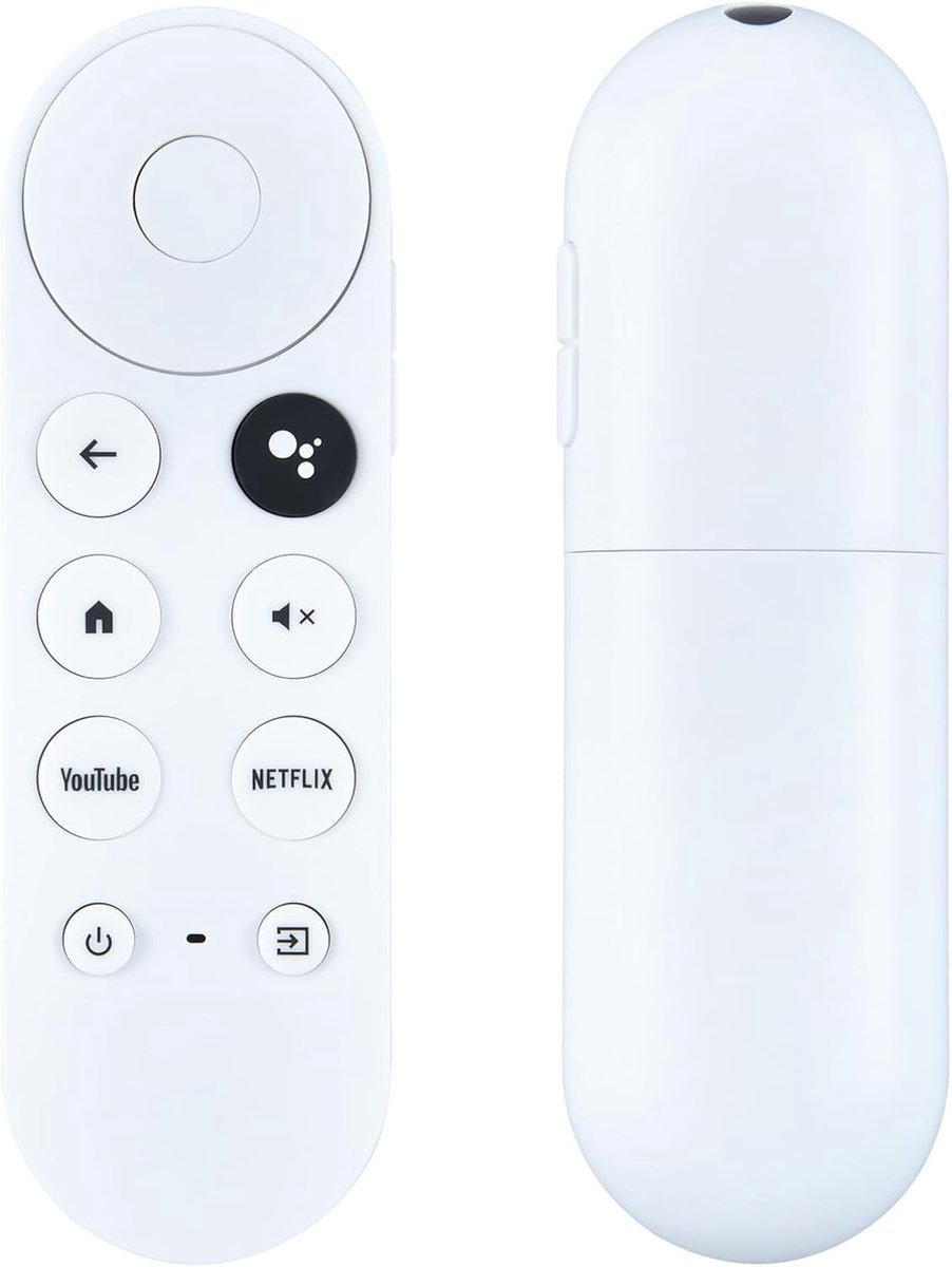 Vervangende afstandsbediening - compact ontwerp - geen programmeren nodig - geschikt voor Google TV - SnelShoppen