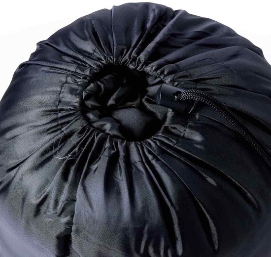 Draagbare Slaapzak - Outdoor Slaapzak - Kamperen en Reizen - Waterbestendig - 190 x 72 cm - Zwart en Rood — afbeelding 3
