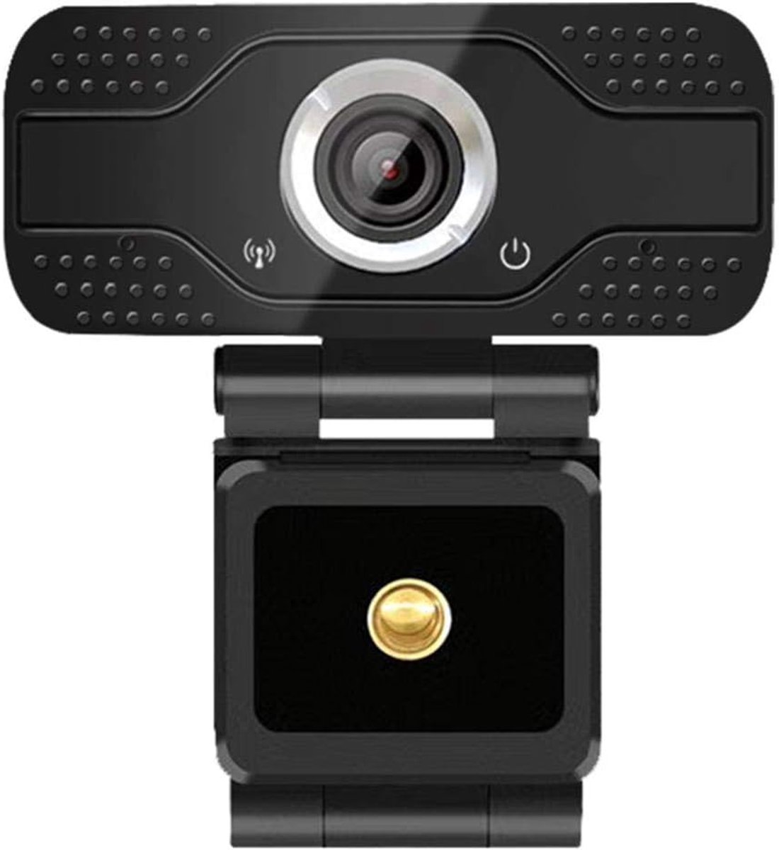 Webcam 1080P Full HD - Plug & Play USB Camera - Met Microfoon - Ideaal voor Online Cursussen - ShopVlot