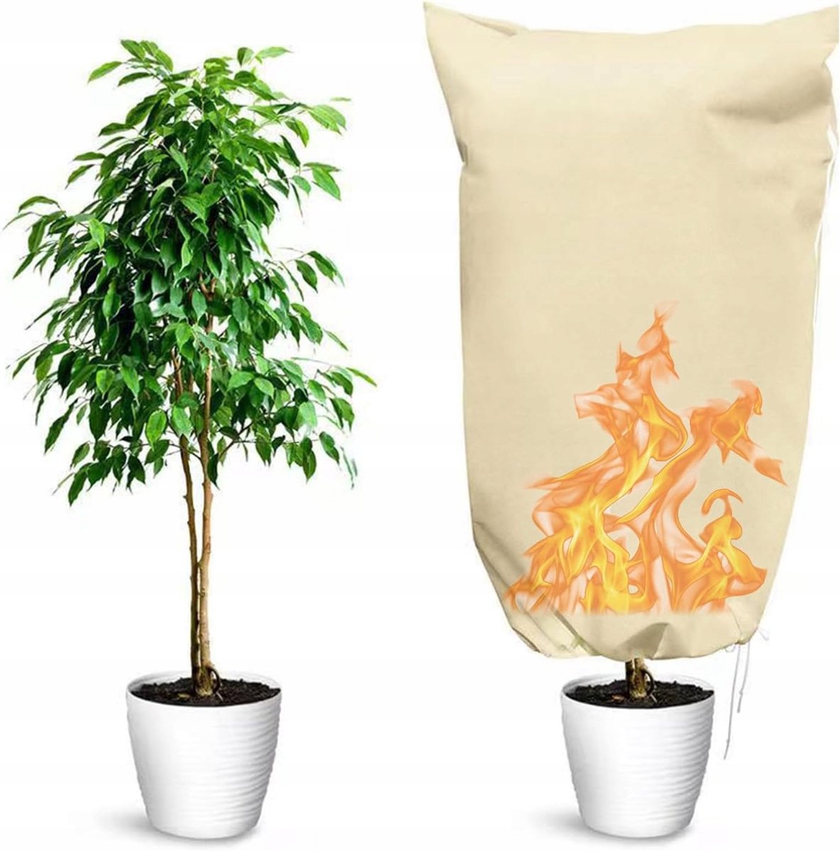 Beschermhoes voor planten tegen vorst - 80x60cm