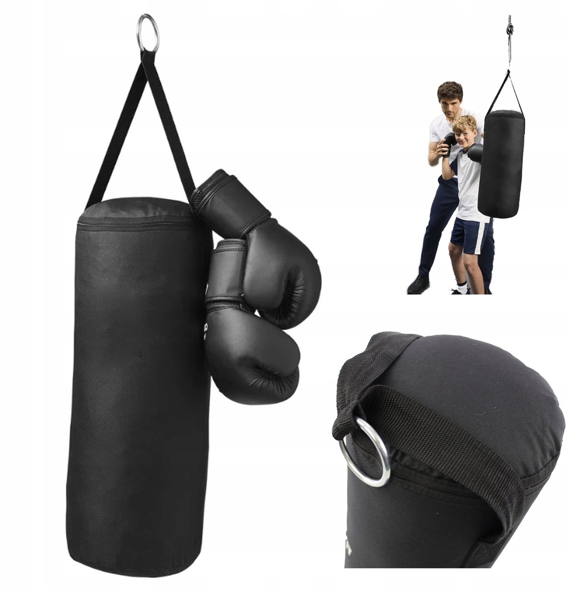 Kinder Bokszak en Bokshandschoenen Set - 55cm