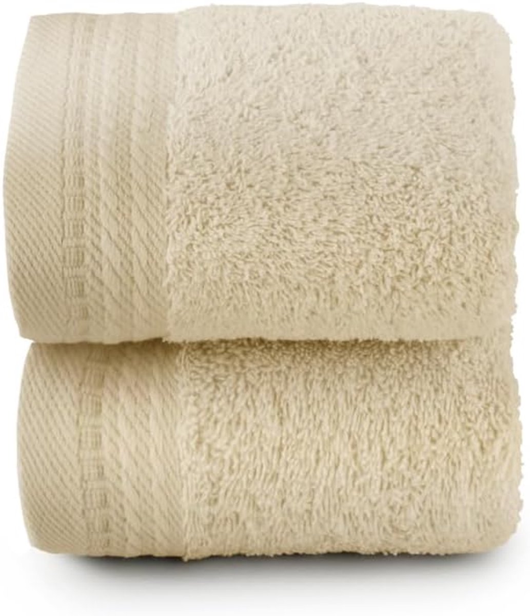Bidet Handdoeken Set van 2 - 100% Kammen Katoen - 600 g/m² - Zacht en Absorberend - ShopVlot