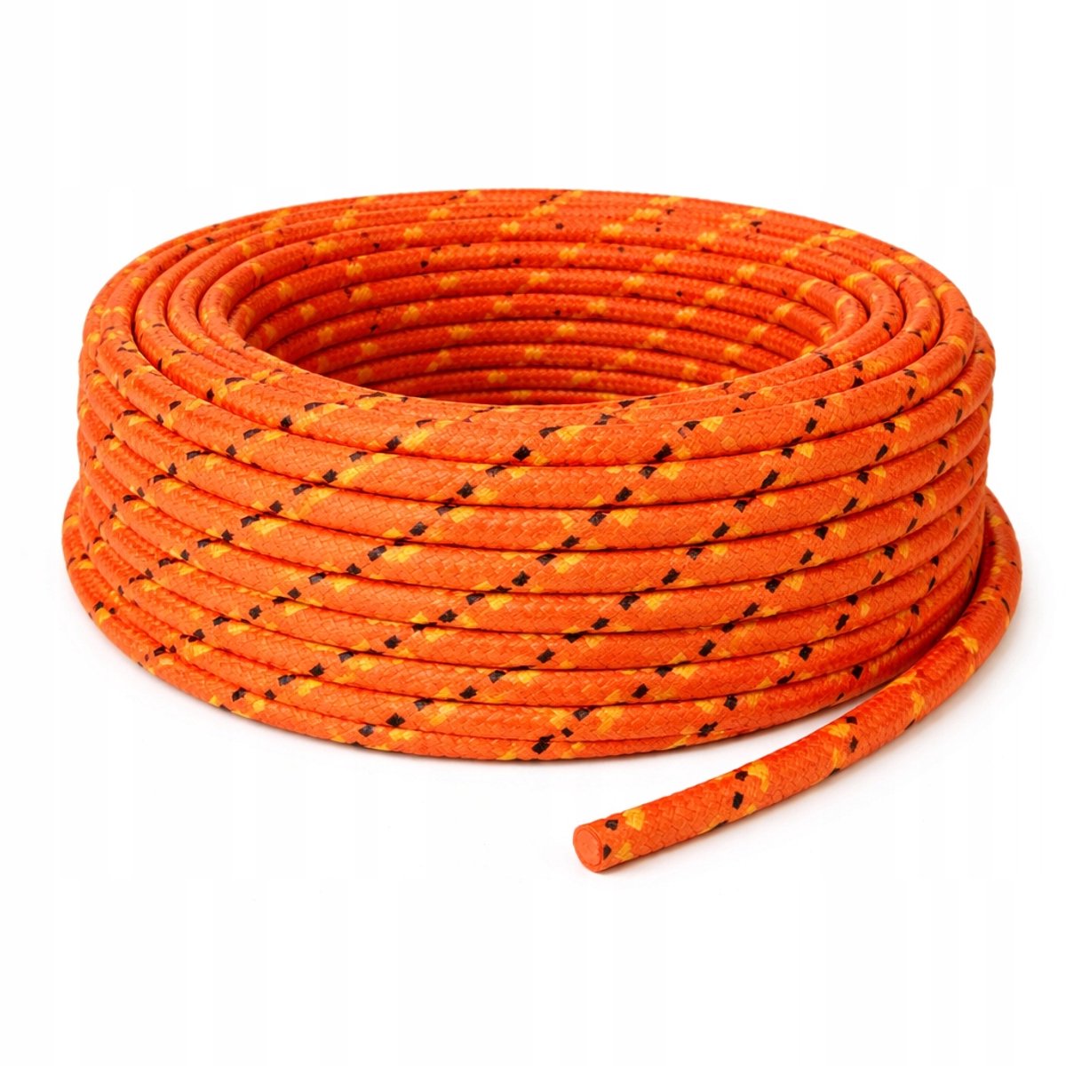 Sterke Gevlochten Polypropyleen Touw 10mm x 50m - Oranje Gevlekt