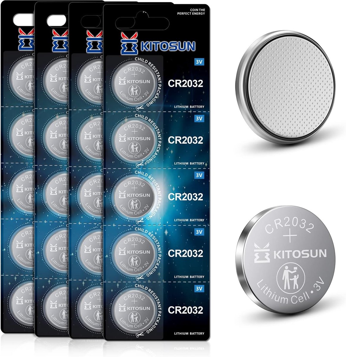 CR2032 Batterijen 3V Lithium - 20 Stuks - Hoge capaciteit - Betrouwbaar voor afstandsbedieningen - ShopVlot