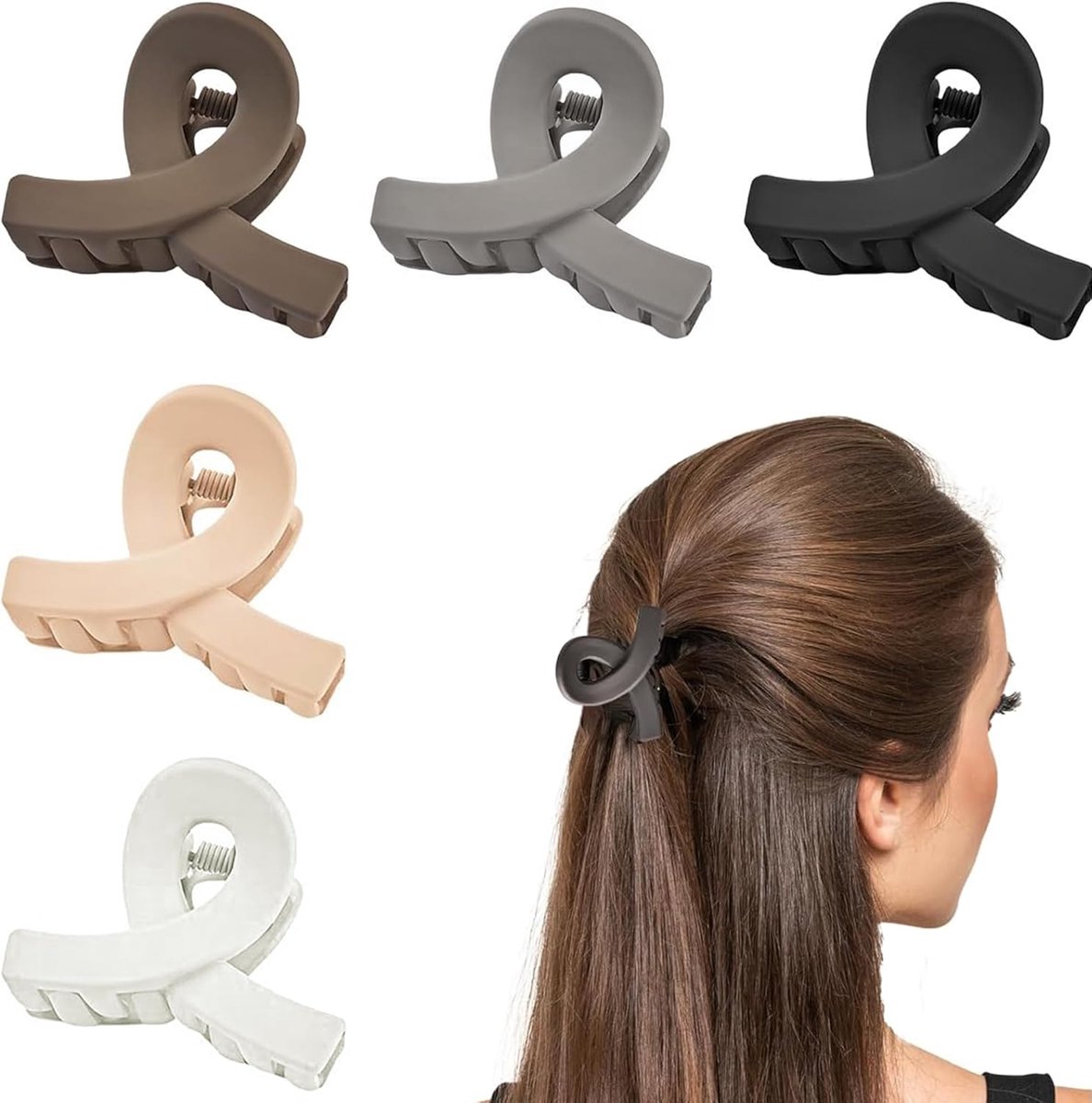 Haarspelden set 10 stuks - verschillende stijlen - antislip - voor fijn en middelmatig haar - SnelShoppen
