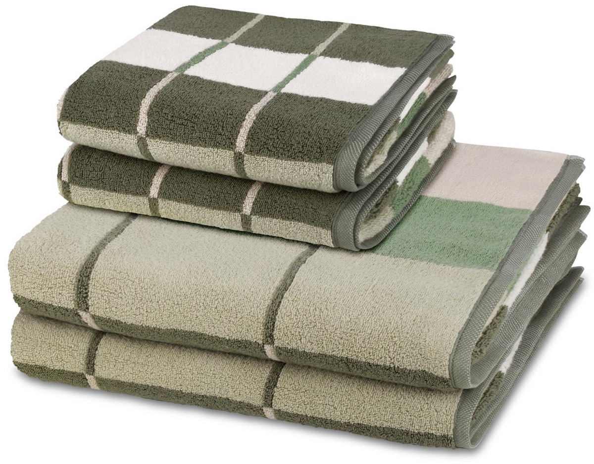 Ross Sonstiges 2 X handdoek 2 X douchehanddoek - in set 4 pack Three Stars