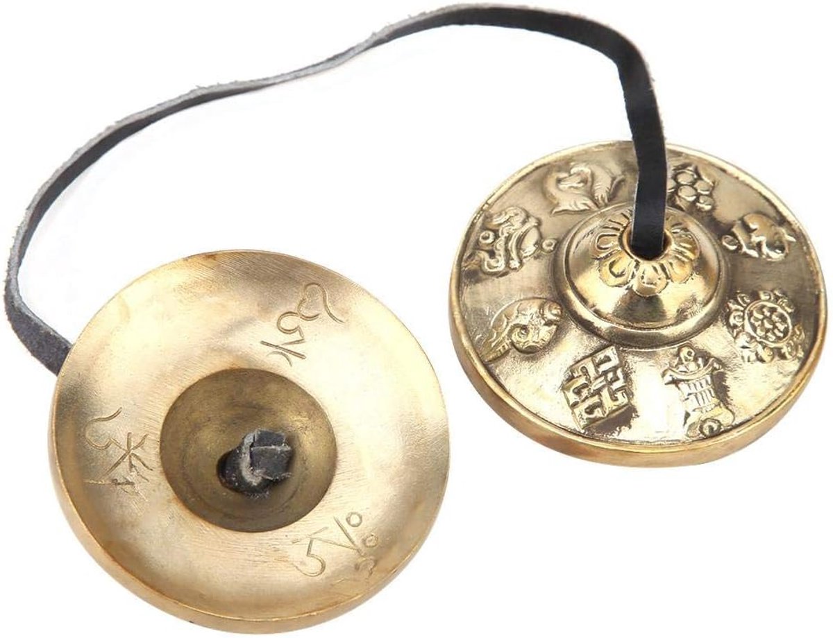 Tibetaanse bel - handgemaakt - meditatiegeluid - bevorderlijke klank voor meditatie - SnelShoppen