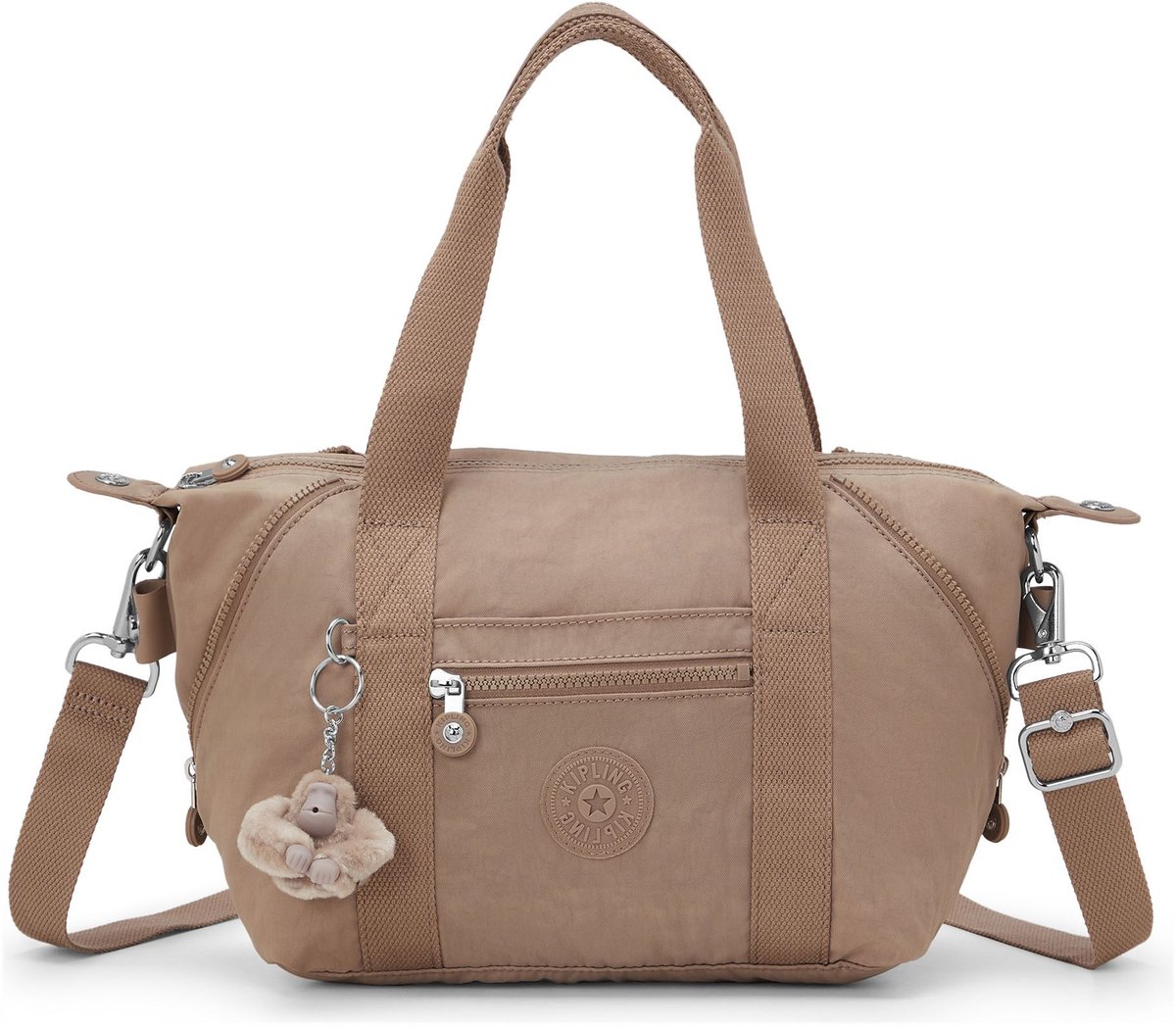 kipling handtas schoudertas Art Mini Handbag Tan Beige Taupe