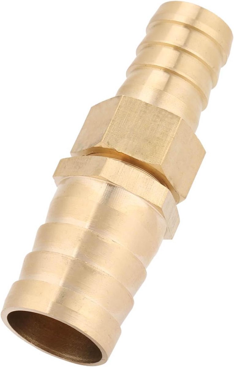 Reducer voor slangaansluiting 19 mm naar 25 mm - messing - corrosiebestendig - betrouwbare verbinding - SnelShoppen