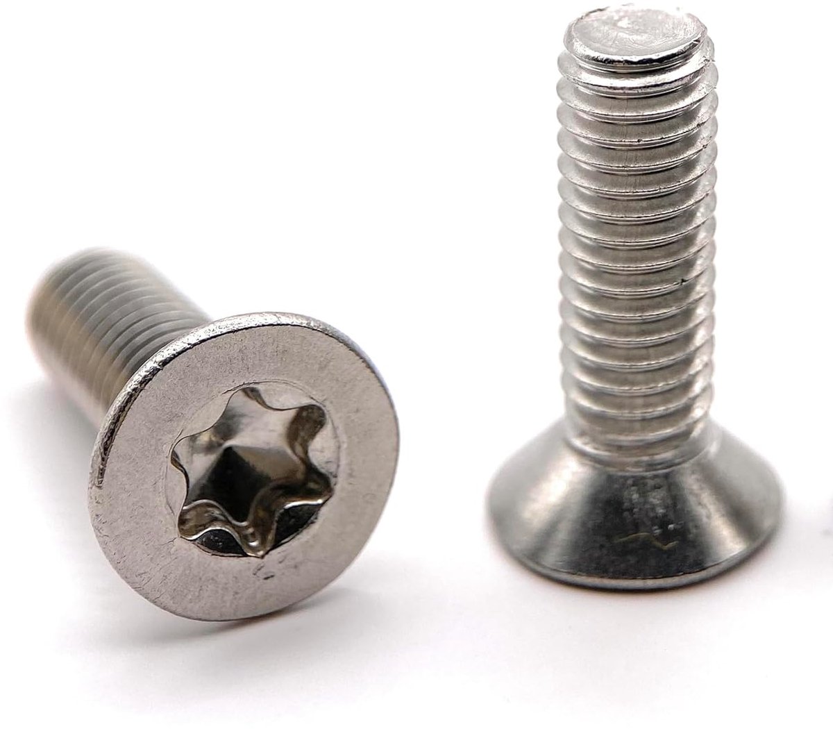 Schroeven M6 x 20 mm TORX Verzinkt - RVS A2/070 - Volledige Draad - Corrosiebestendig - ShopVlot