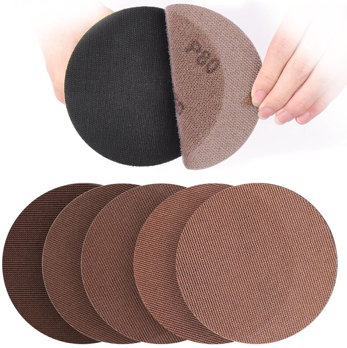 Schuurdiscs 150mm - Mesh korrel 80/120/180/240/320 - Anti-verstopping - Stofvrij schuren - ShopVlot