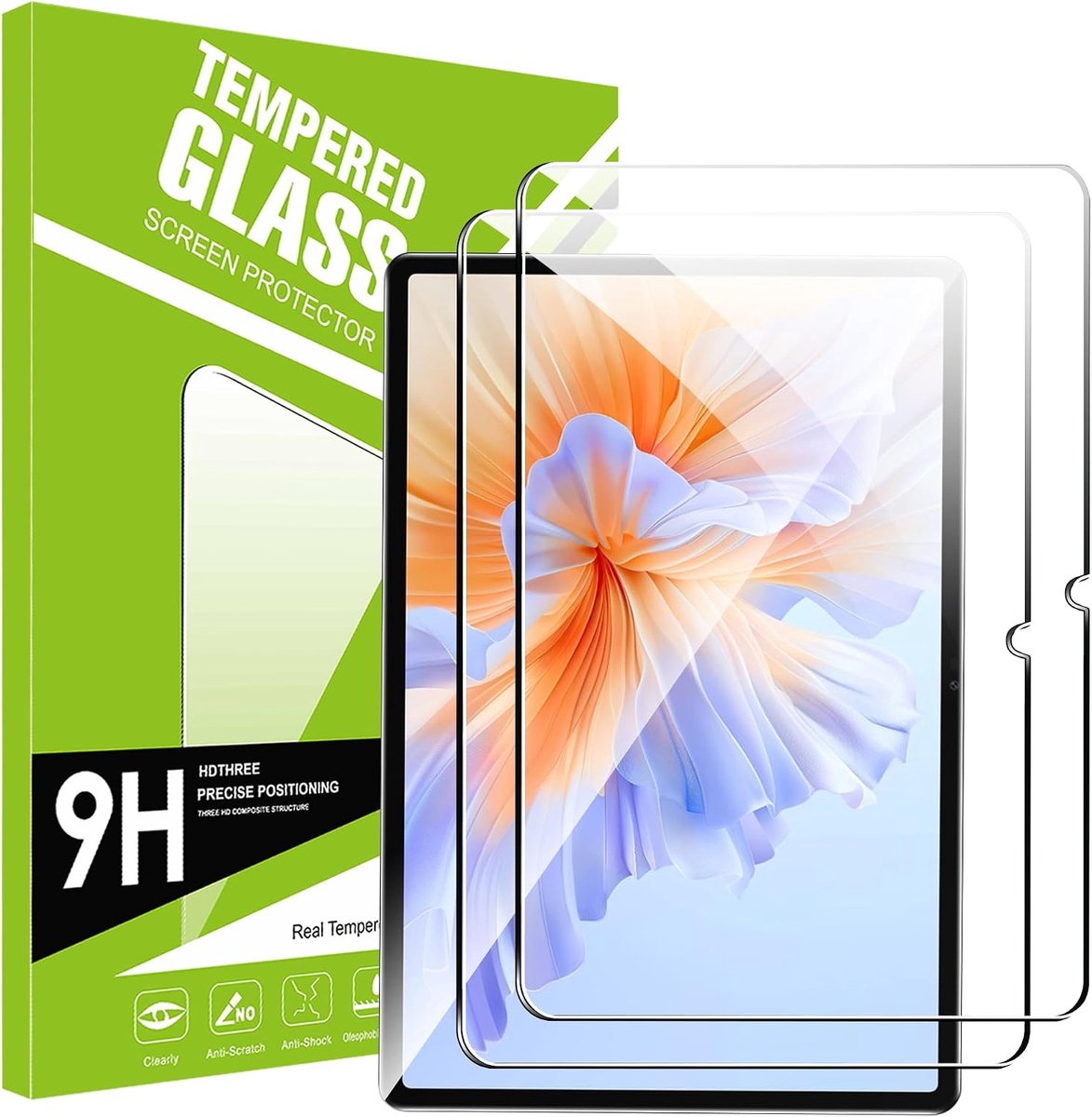 Beschermfolie voor Honor Pad V9 - Tempered glas - 9-H hardheid - Krasbestendig en eenvoudig aan te brengen - ShopVlot