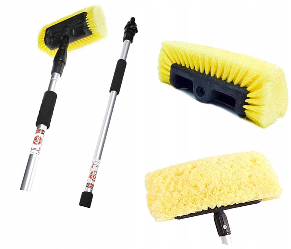 Telescoopborstel voor Auto, Vrachtwagen & Huis - 150-260cm