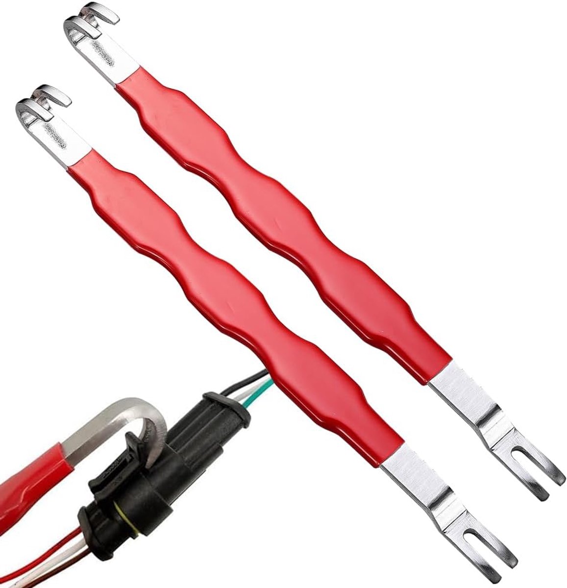 Elektrische connector scheidingsgereedschap 2pcs - Universeel voor auto - Ergonomisch ontwerp - ShopVlot