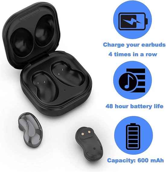 Oplaadcase voor Buds Live SM R180, 600mAh Batterij Draadloze Oplaadcase met Oplaadbescherming — afbeelding 3