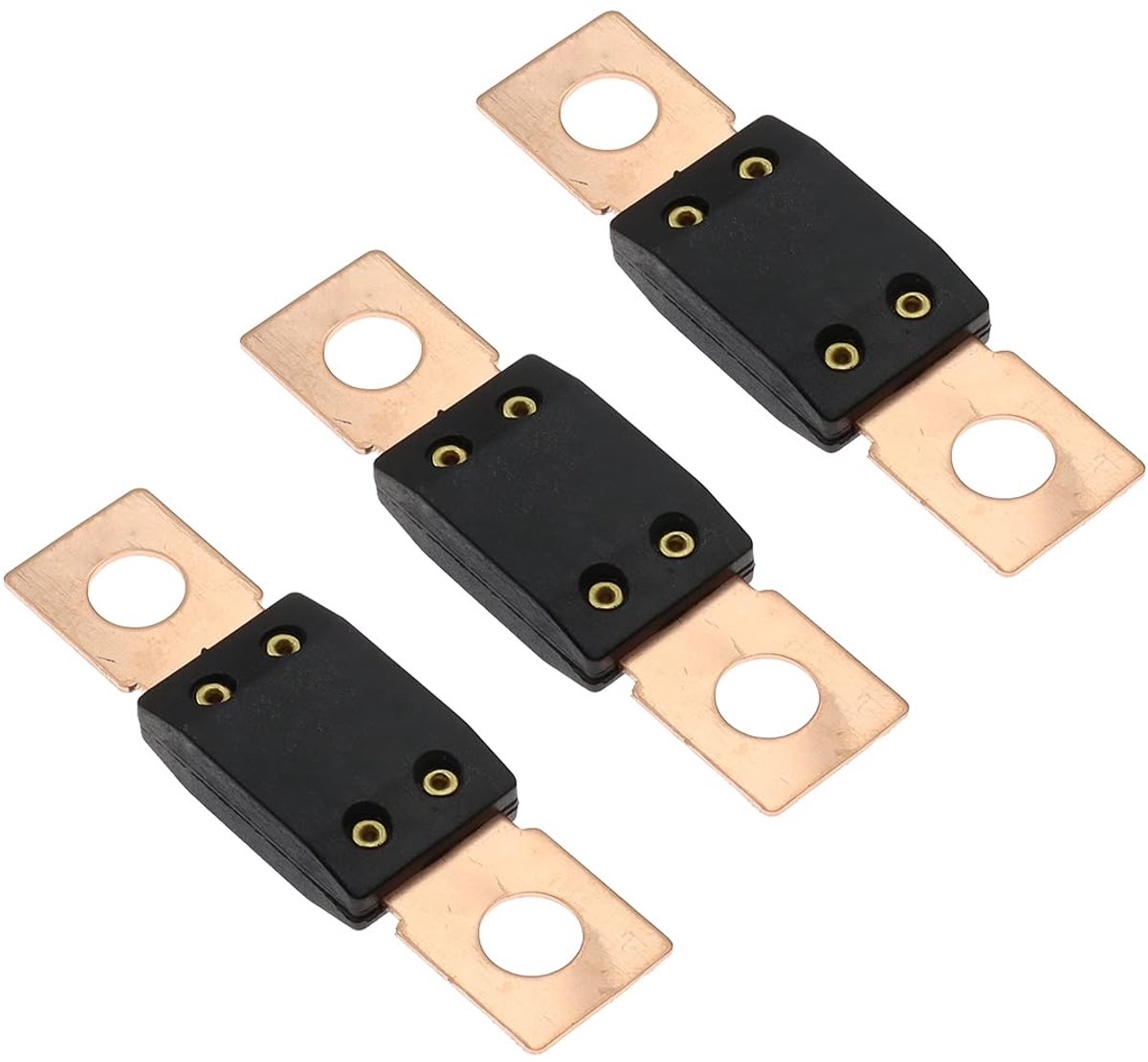 3 stuks schroefzekeringen hoge stroomzekering, schroefbeveiliging auto stripbeveiliging, hoogstroomzekering, bolt-on zekering voor auto, vrachtwagen (60A)