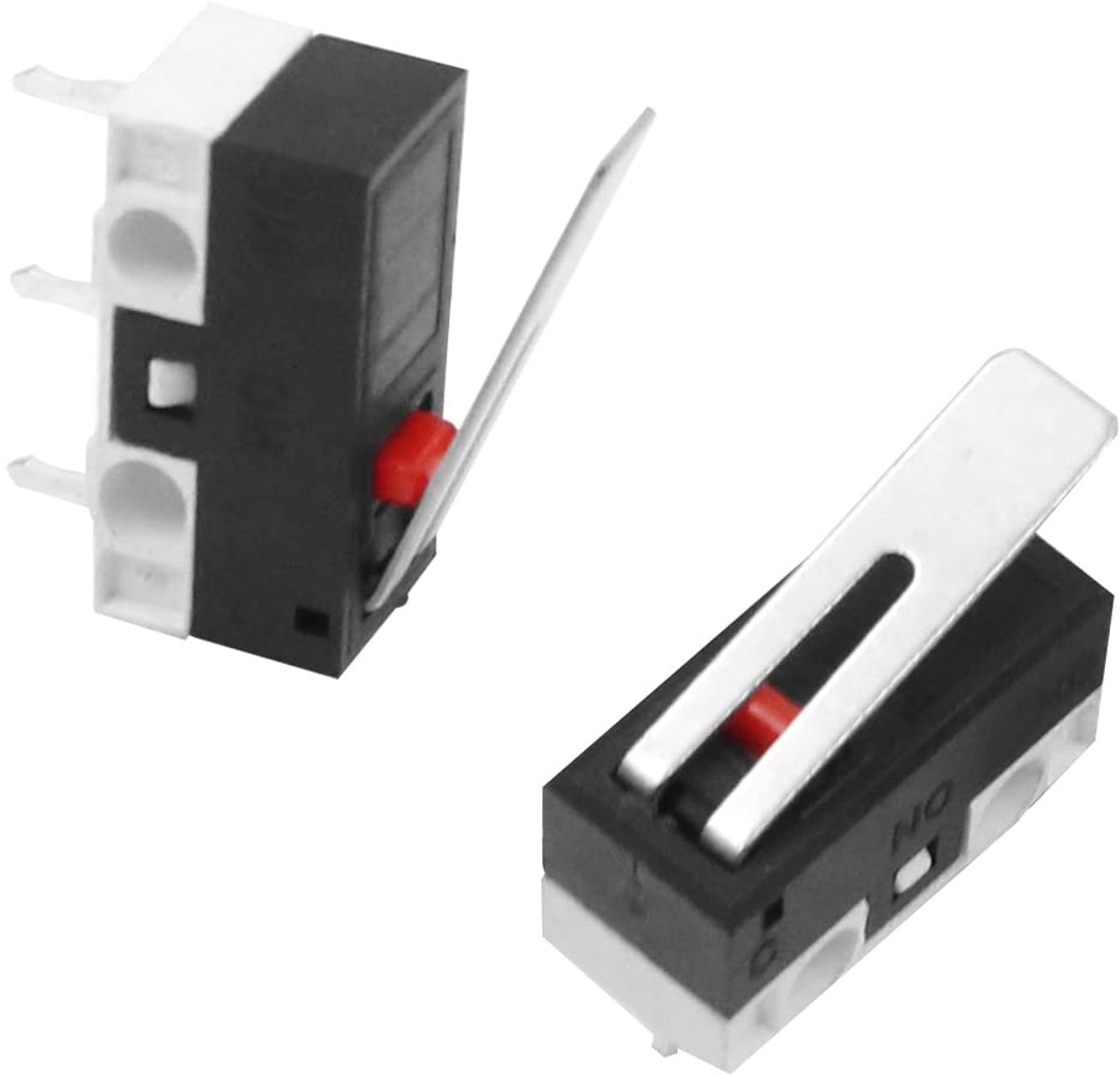 Microschakelaars met lang scharnier, 3-polig, gevoelige tact switch voor computer, muis, elektronica, auto, communicatie, testapparatuur enz