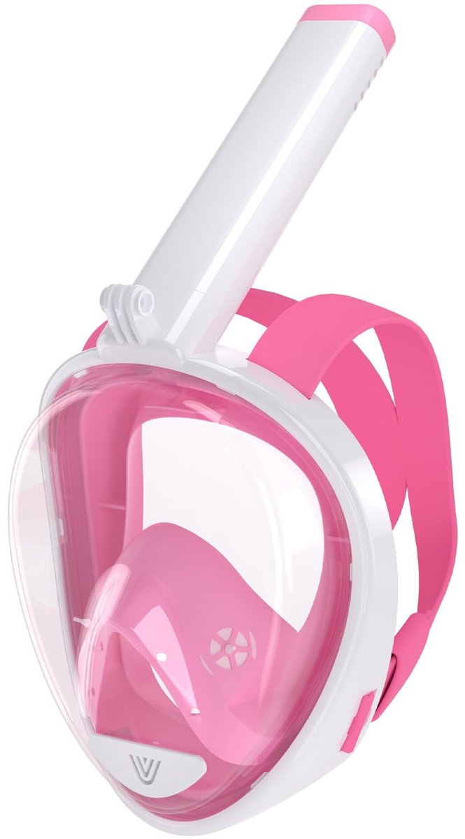 Snorkelmasker Full Face L/XL - 180° Breedbeeld - Anti-condens en Anti-lek - Perfect voor Onderwateravonturen - SnelShoppen