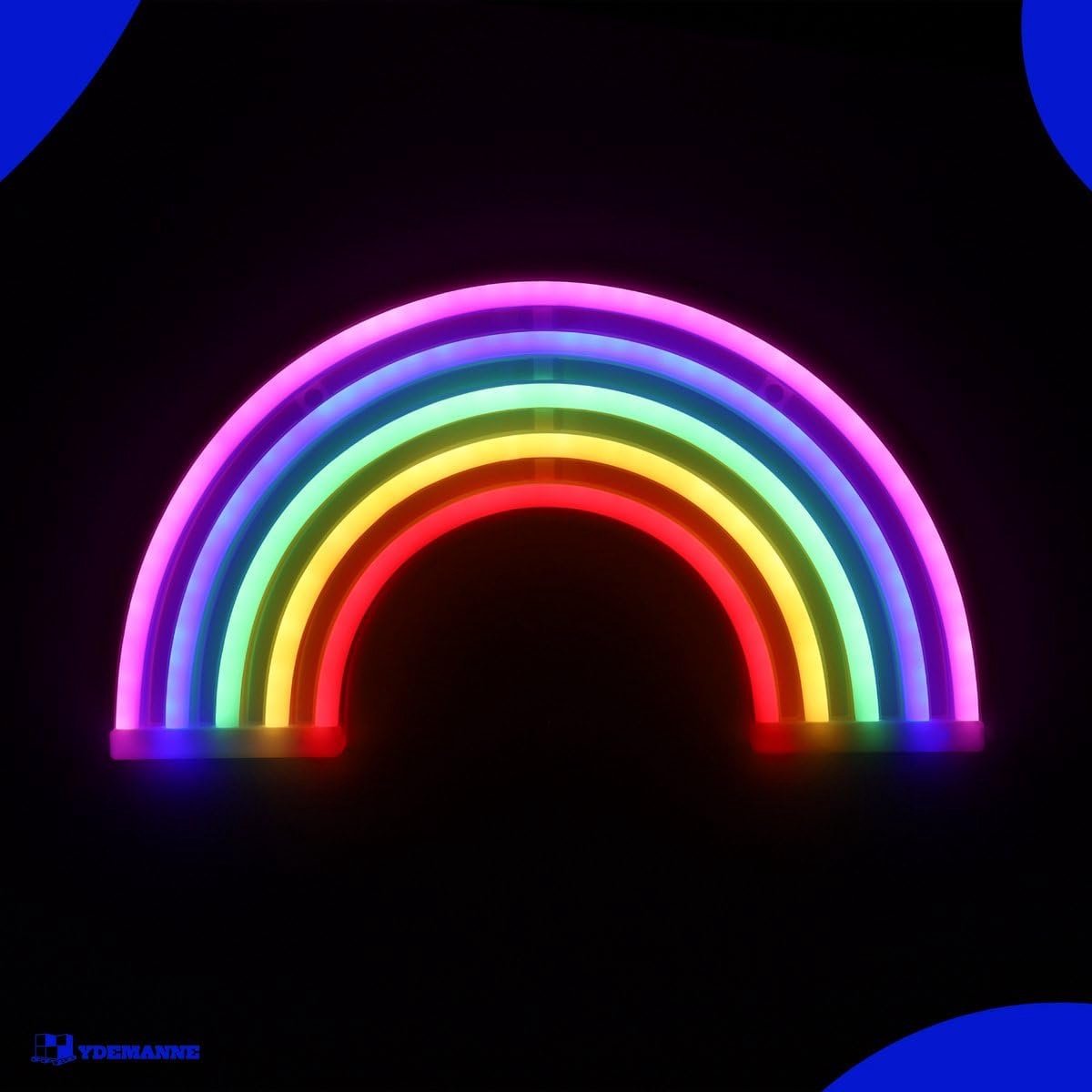 Neon Lamp - Regenboog - Inclusief 3 Batterijen - Neon Verlichting - Unieke Sfeer - SnelShoppen