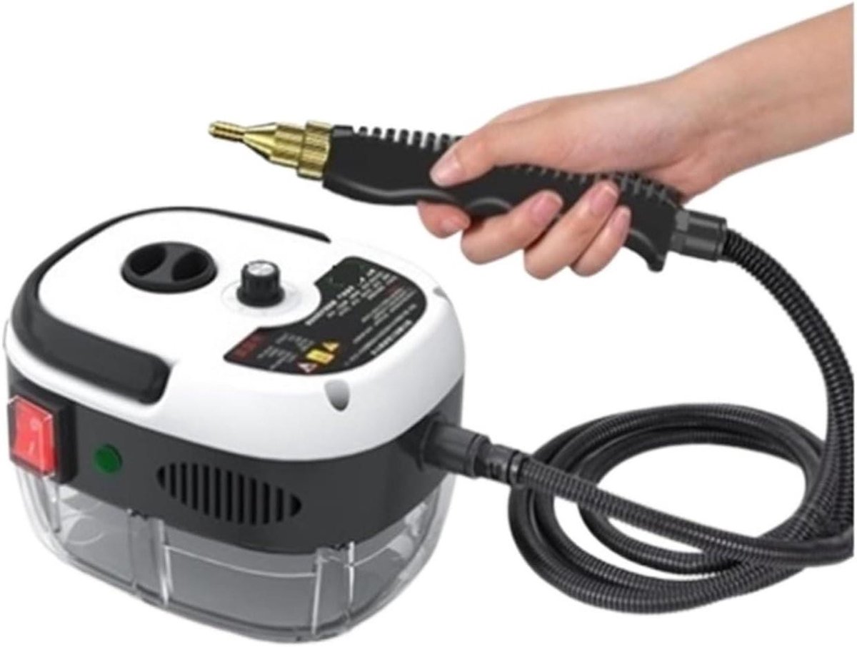Hogedruk Stoomreiniger - Stoomreiniger Machine - Grondig Reinigen - 2500W Krachtig Vermogen - 900 ml Capaciteit - Wit