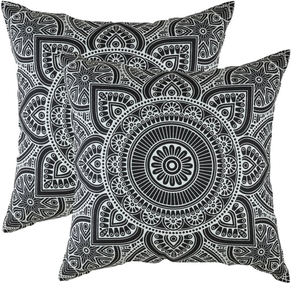 Decoratieve kussenslopen 60 x 60 cm - 100% katoen - Mandala design - Perfect voor binnengebruik - ShopVlot